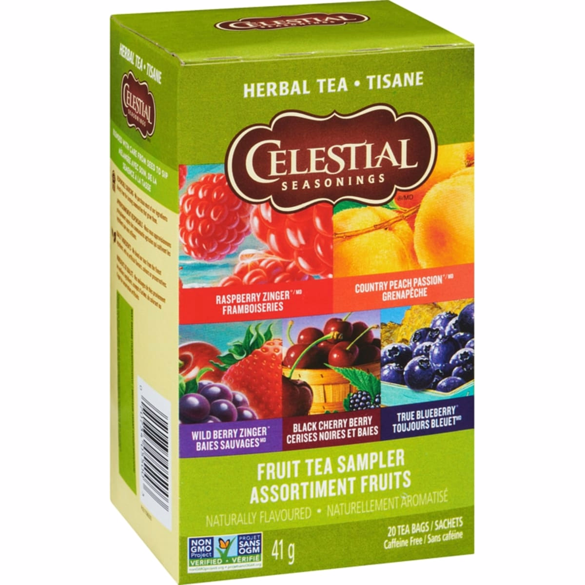 ハーブティー、フルーツサンプラー