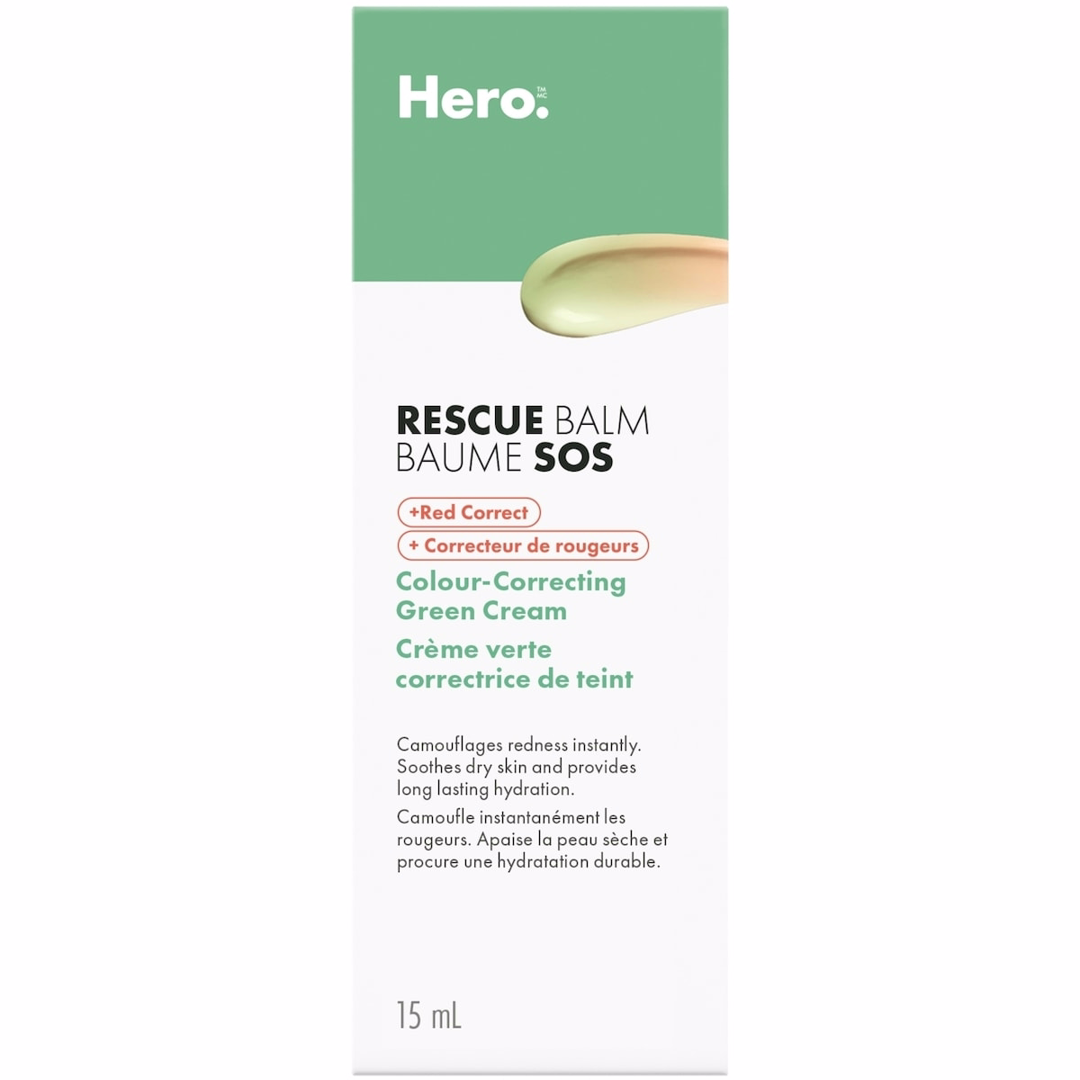 Hero Rescue Balm Colour-Correcting Green Cream