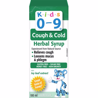 Homeocan Kids 0-9 Cough & Cold Herbal Syrup 100.0 Ml