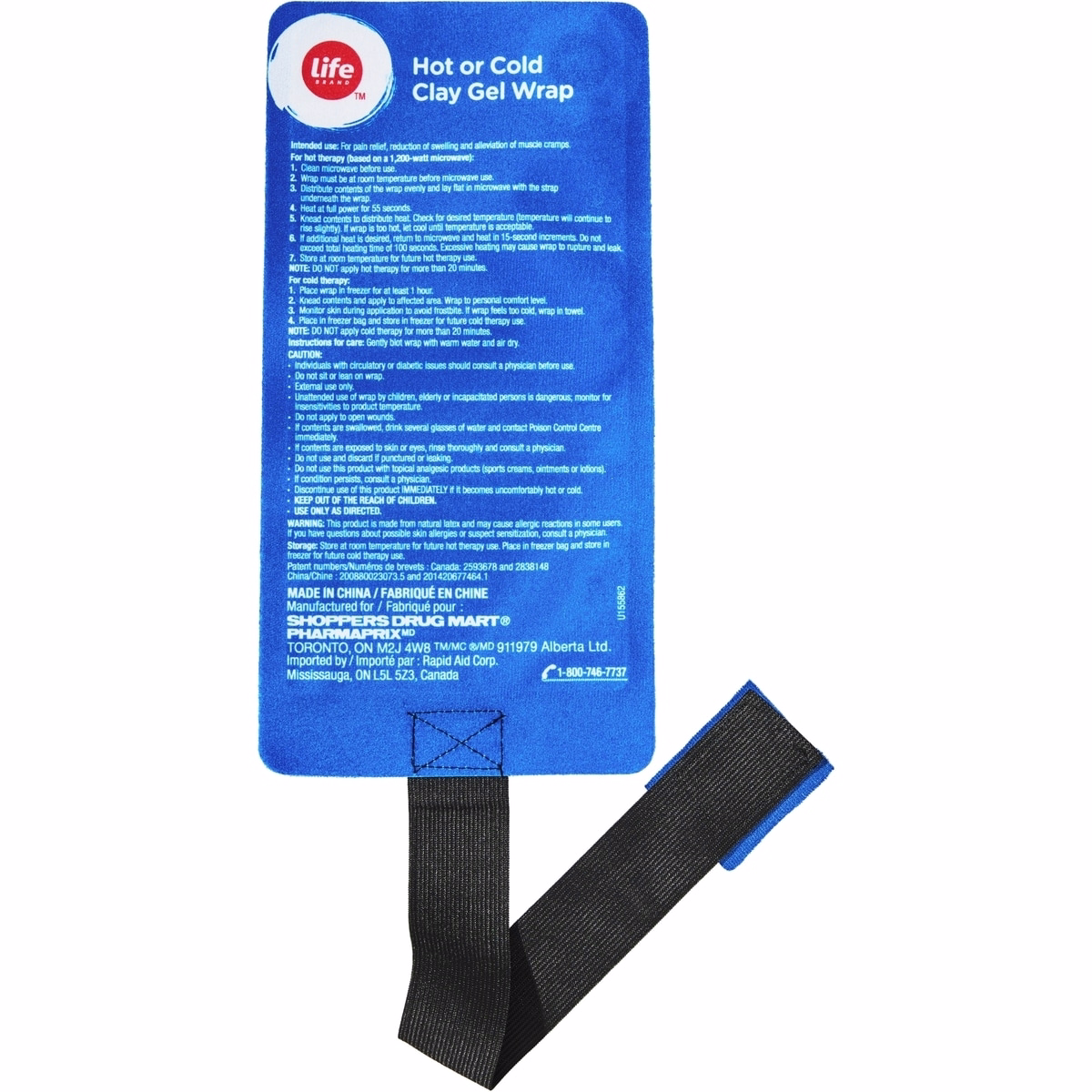 ホットまたはコールド クレイゲルラップ