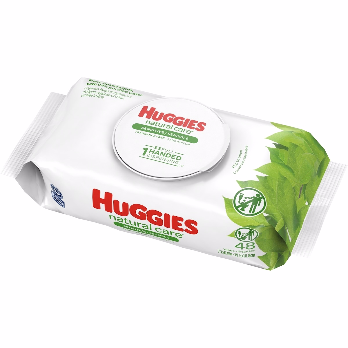 Huggies Natural Care Sensitive Baby Wipes, Unscented, 6 Flip Lid Packs (288 Wipes Total) Huggies Natural Care Sensitive Baby Wipes, Unscented, 6 Flip Lid Packs (288 Wipes Total)