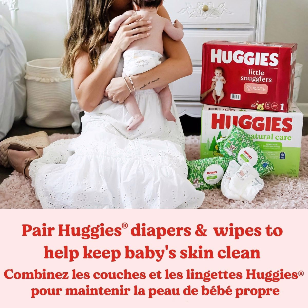 Huggies Natural Care Sensitive Baby Wipes, Unscented, 6 Flip Lid Packs (288 Wipes Total) Huggies Natural Care Sensitive Baby Wipes, Unscented, 6 Flip Lid Packs (288 Wipes Total)
