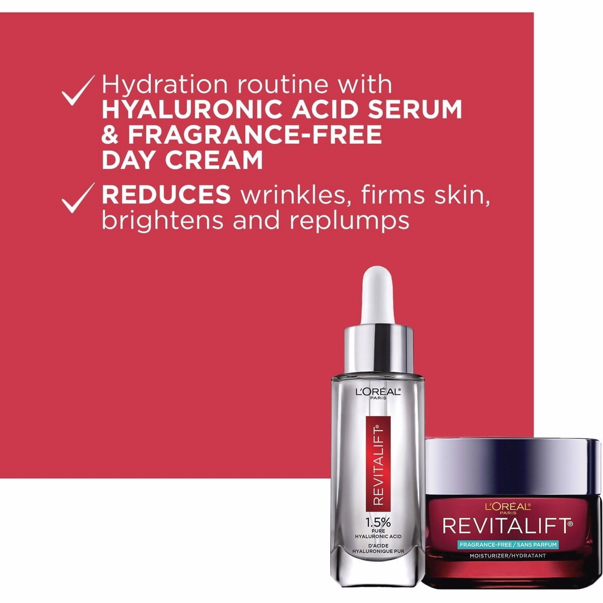Hyaluronic Acid Serum and Day Moisturizer Kit
