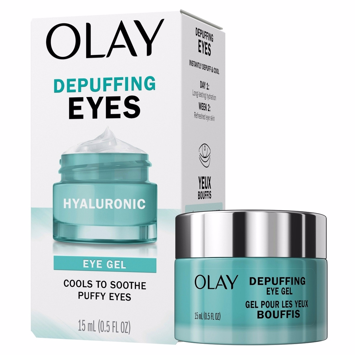 Hyaluronic + Peptide 24 Gel Eye Cream, Fragrance-Free