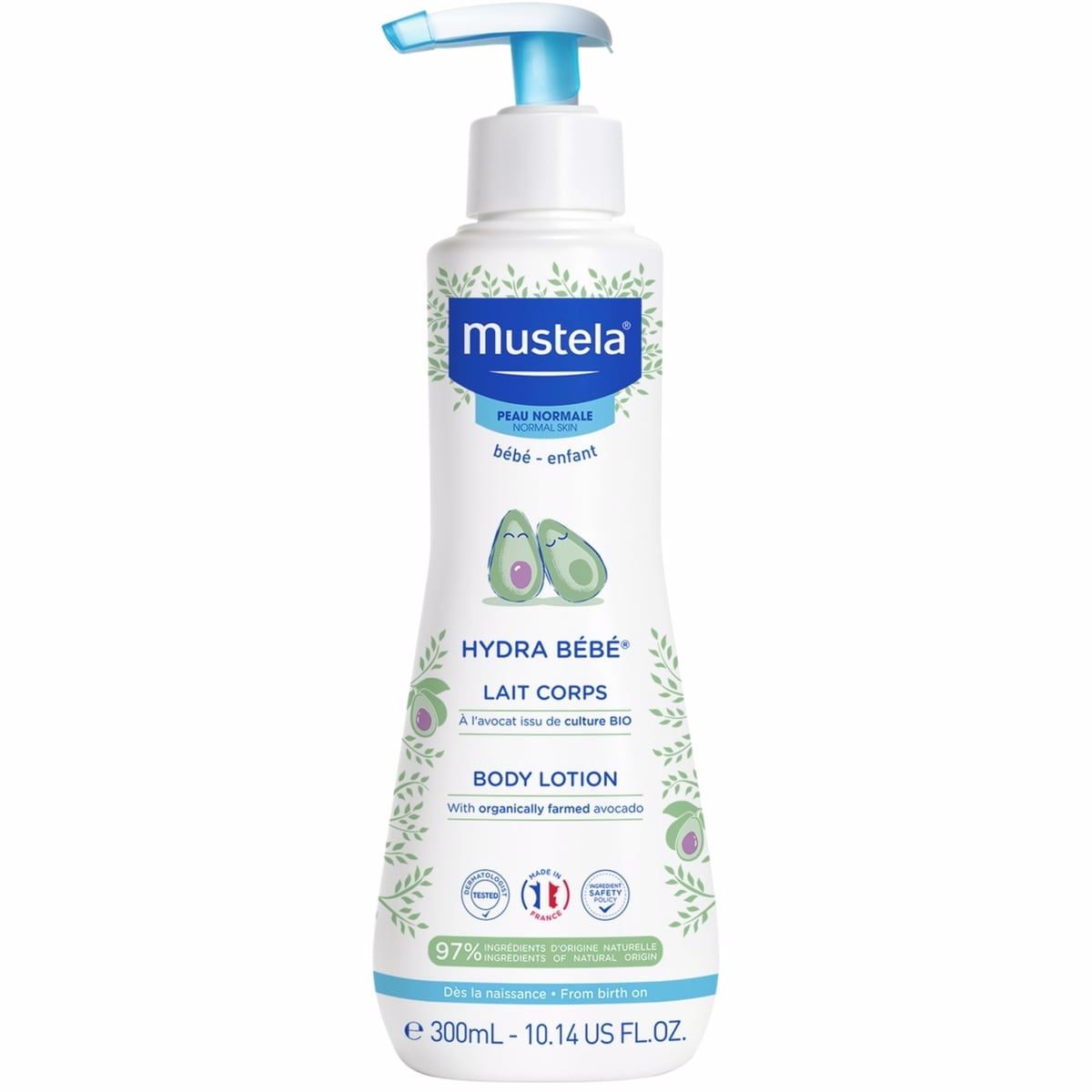 Lotion pour le corps Hydra Bébé à l'avocat biologique