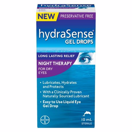 Hydrasense Eye Gel Drops Night Therapy For Dry Eyes