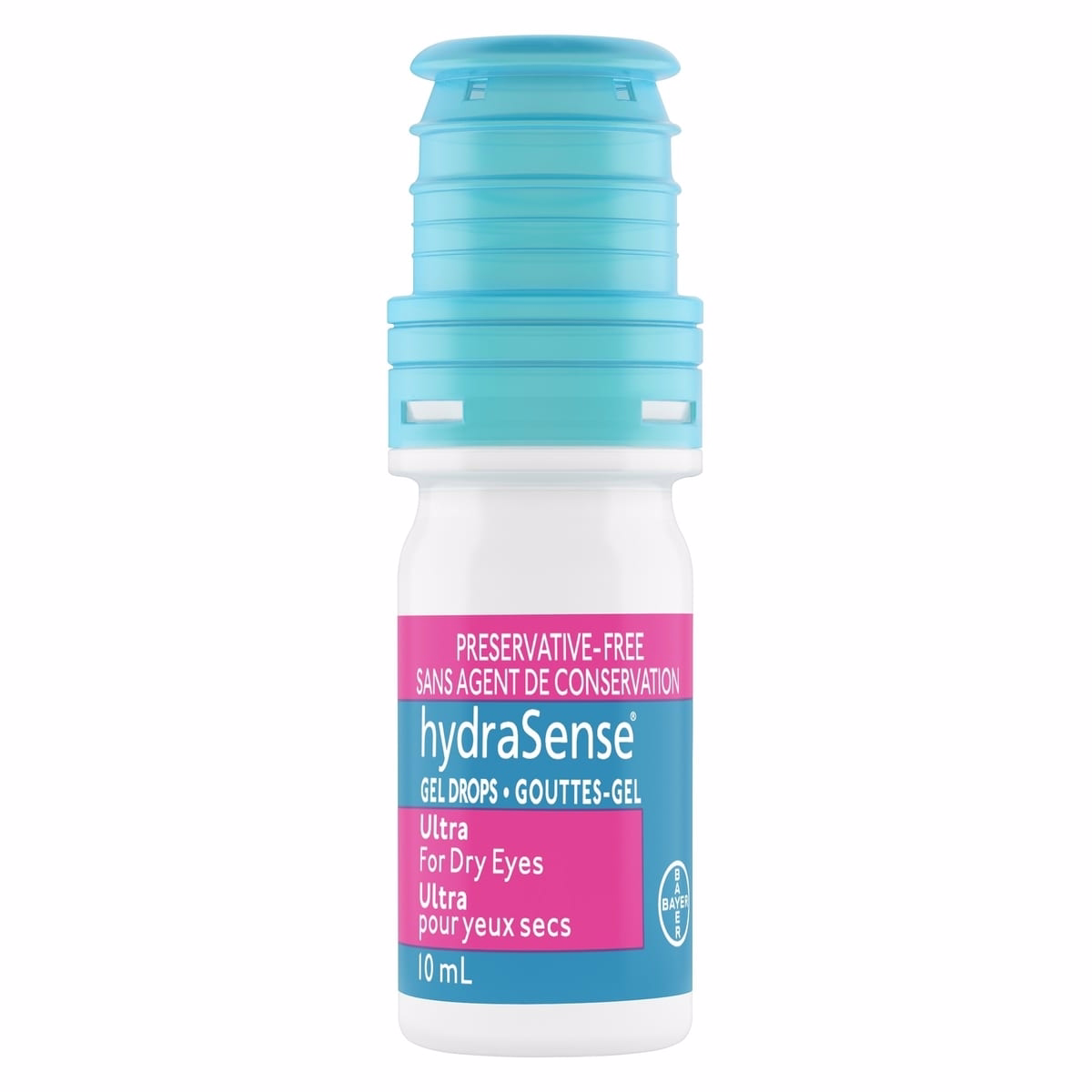 hydraSense ULTRA Eye Drops for Dry Eyes, Fast Long Lasting Relief, Preservative Free, Naturally Sourced Lubricant, 10ml
