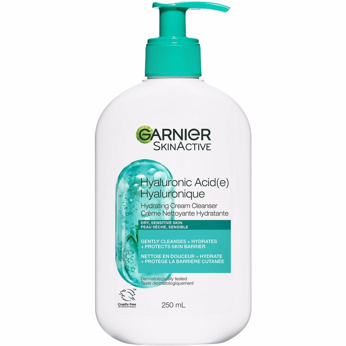 Garnier 含透明質酸的保濕潔面霜 250 mL