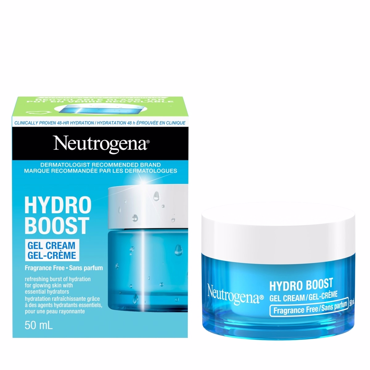 Neutrogena Hydro Boost 야간 프레스드 히알루론산 세럼