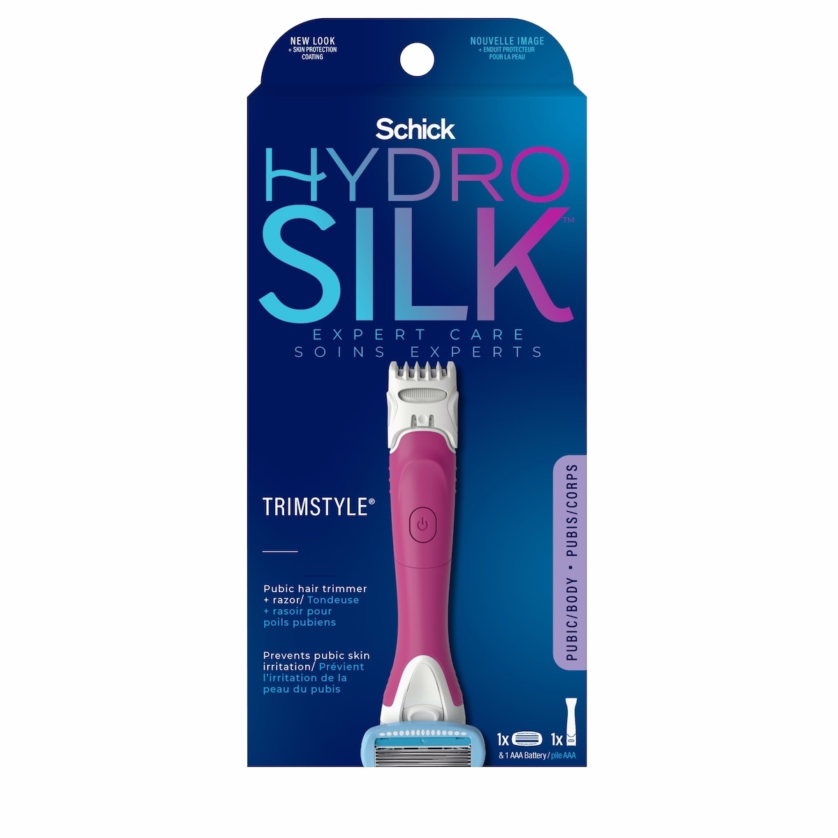 Schick Hydro Silk TrimStyle 女性剃毛刀與比基尼修剪器