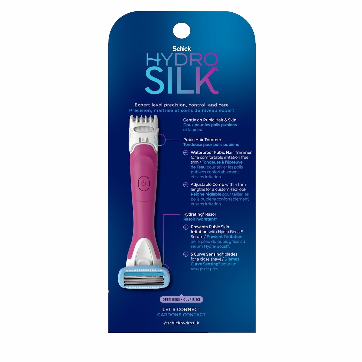 Schick Hydro Silk TrimStyle 女性剃毛刀與比基尼修剪器