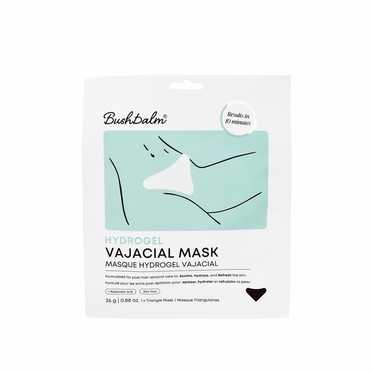 Hydrogel Vajacial Mask for Post Hair Removal Redness