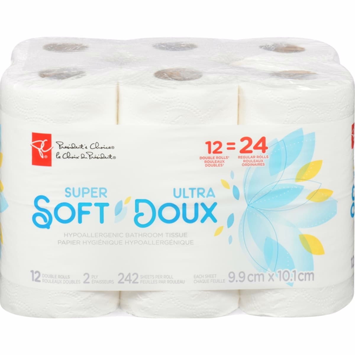 Hypoallergenic Bathroom Tissue Super Soft 2 Ply