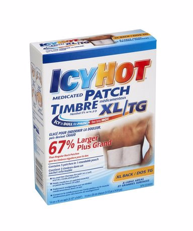 Icy Hot 藥用背部貼片