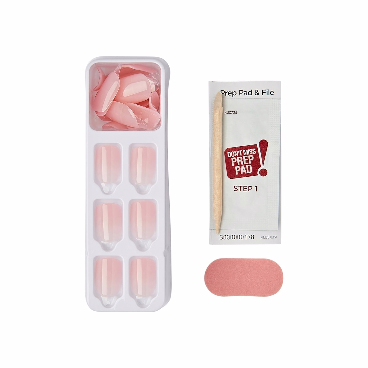 Impress Color Press-On Nails, Instinct, Pink, Short Length, Squoval Shape, 30 Count Impress Color Press-On Nails, Instinct, Pink, Short Length, Squoval Shape, 30 Count