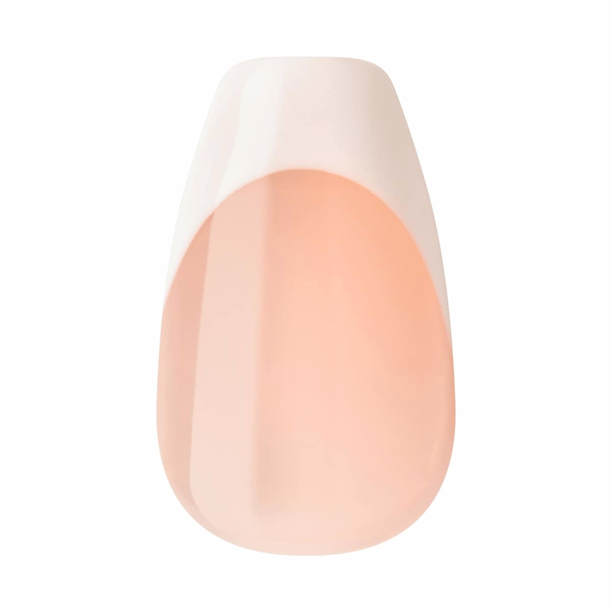 Impress French Press-On Nails, Ideal, White, Medium Length, Coffin Shape, 30 Count Impress French Press-On Nails, Ideal, White, Medium Length, Coffin Shape, 30 Count