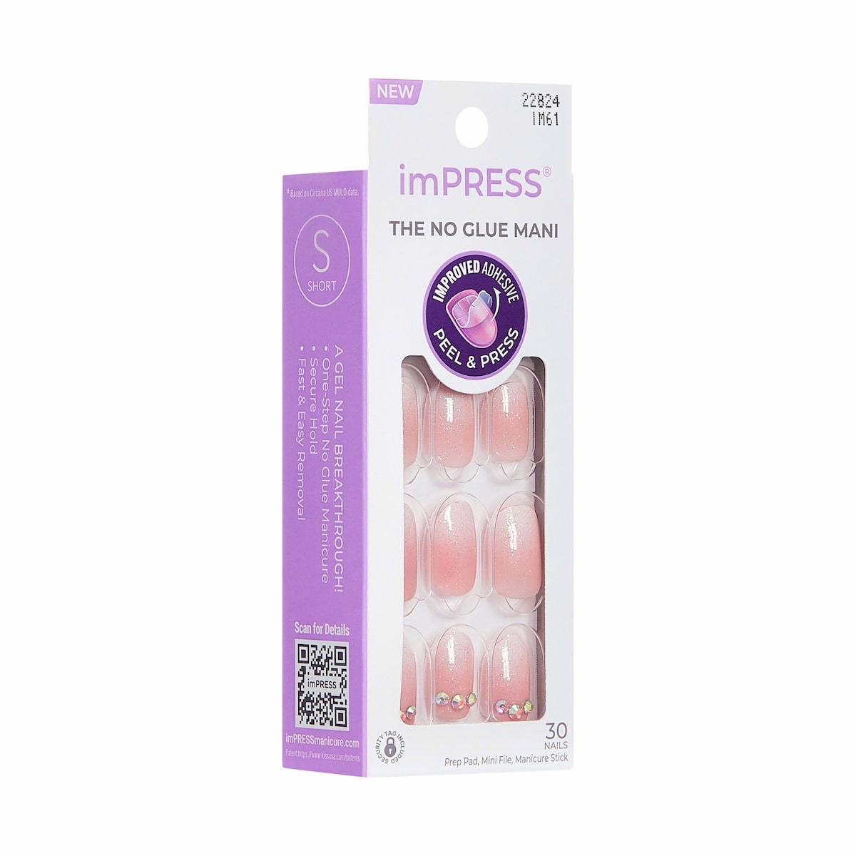 Impress Nails - Even Better, Pink, Oval, Short