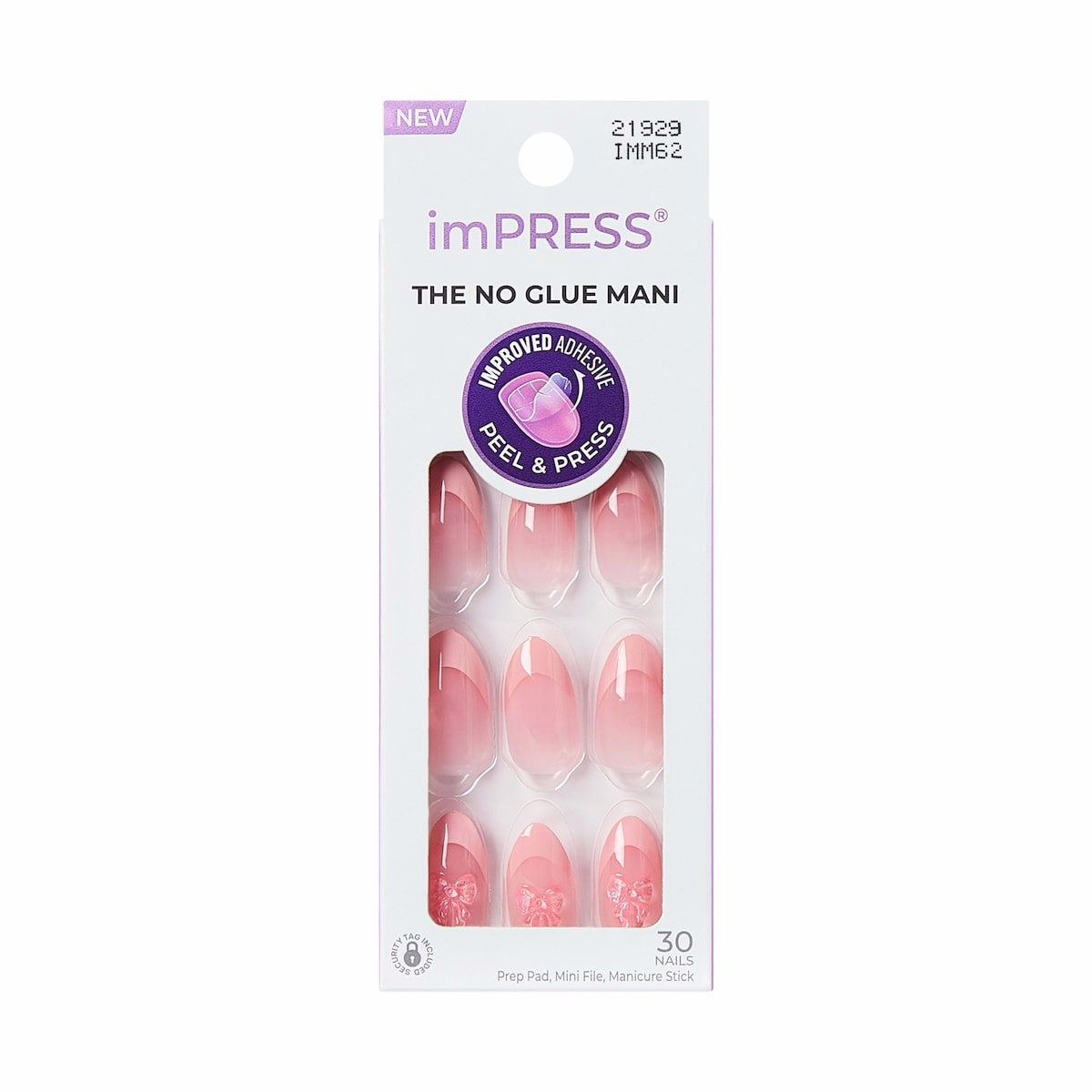 Impress Nails - Glow Muse, Pink, Coffin, Medium