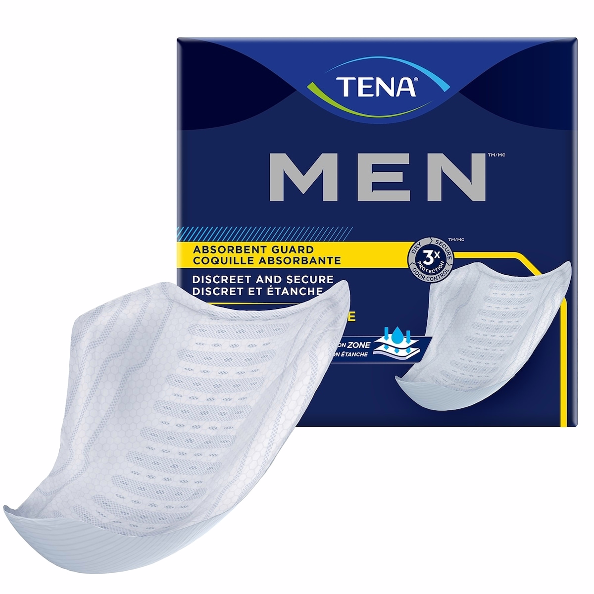 Incontinence Guards for Men, Moderate Absorbency Incontinence Guards for Men, Moderate Absorbency