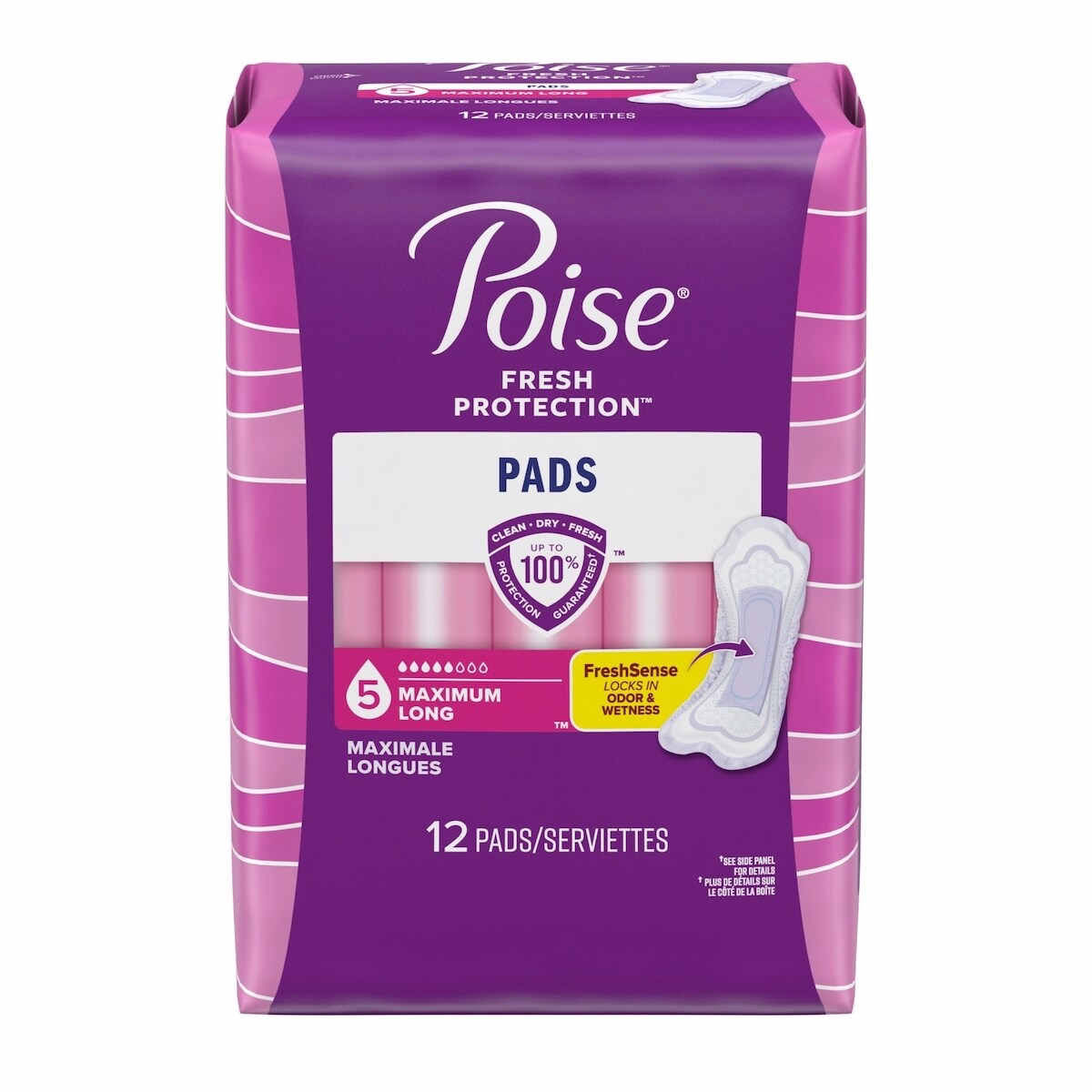 Incontinence Pads, Maximum Absorbency, Long