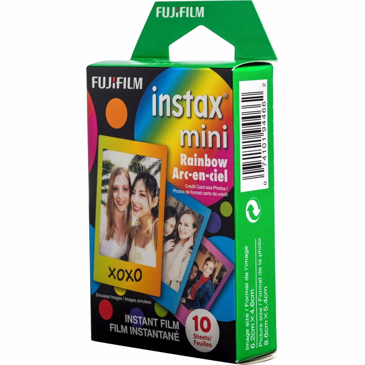 FUJIFILM Instax Mini 彩虹膠片（10 幀）