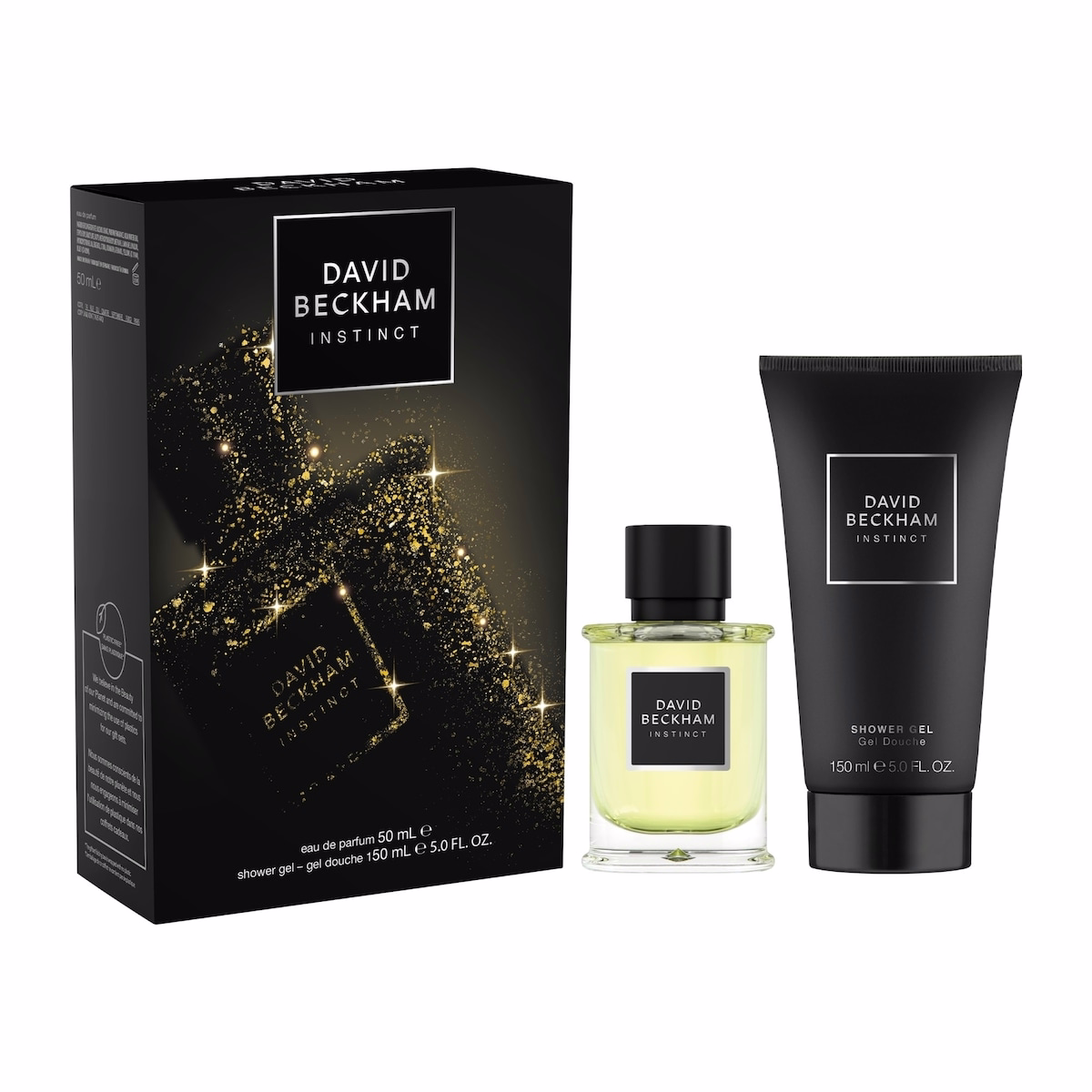 Instinct Eau de Parfum & Shower Gel Gift Set for Him, Captivating Fougère Citrus Perfume