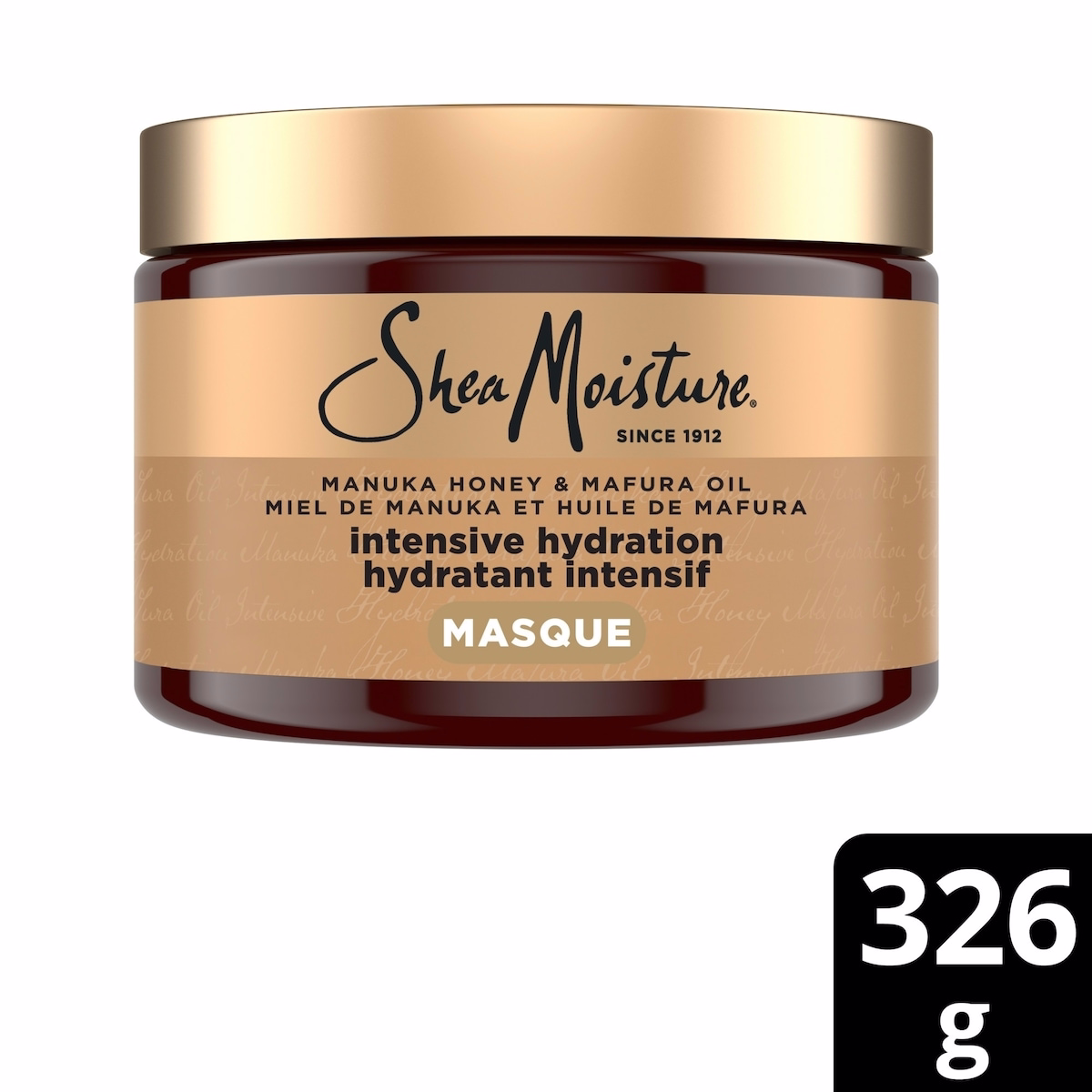 Intensive Hydration Hair Masque hair treatment for dry, damaged hair Manuka Honey & Mafura Oil deep conditioning treatment with fig extract 326 g