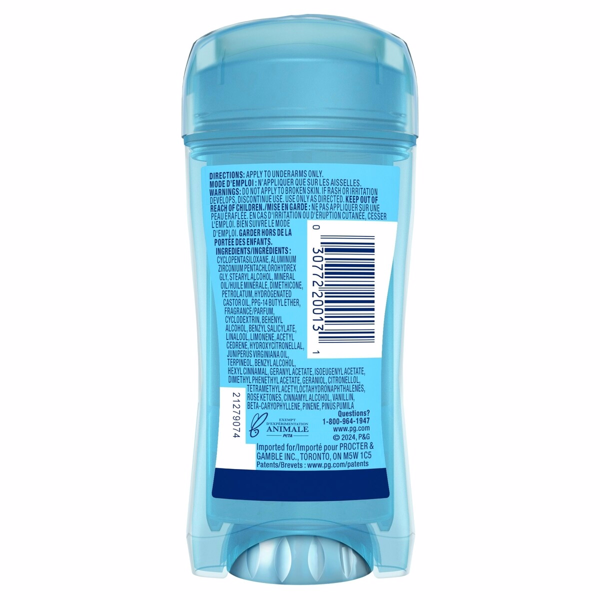 Invisible Solid Antiperspirant and Deodorant, Shower Fresh