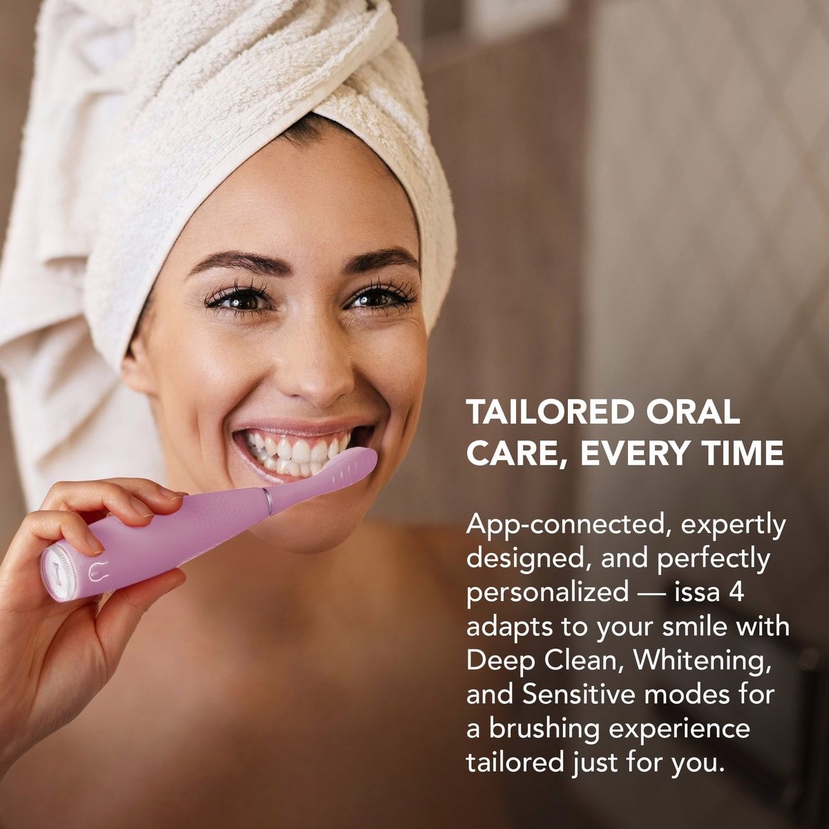 ISSA™ 4 Pearl Hybrid Sonic Toothbrush in Pink ISSA™ 4 Pearl Hybrid Sonic Toothbrush in Pink