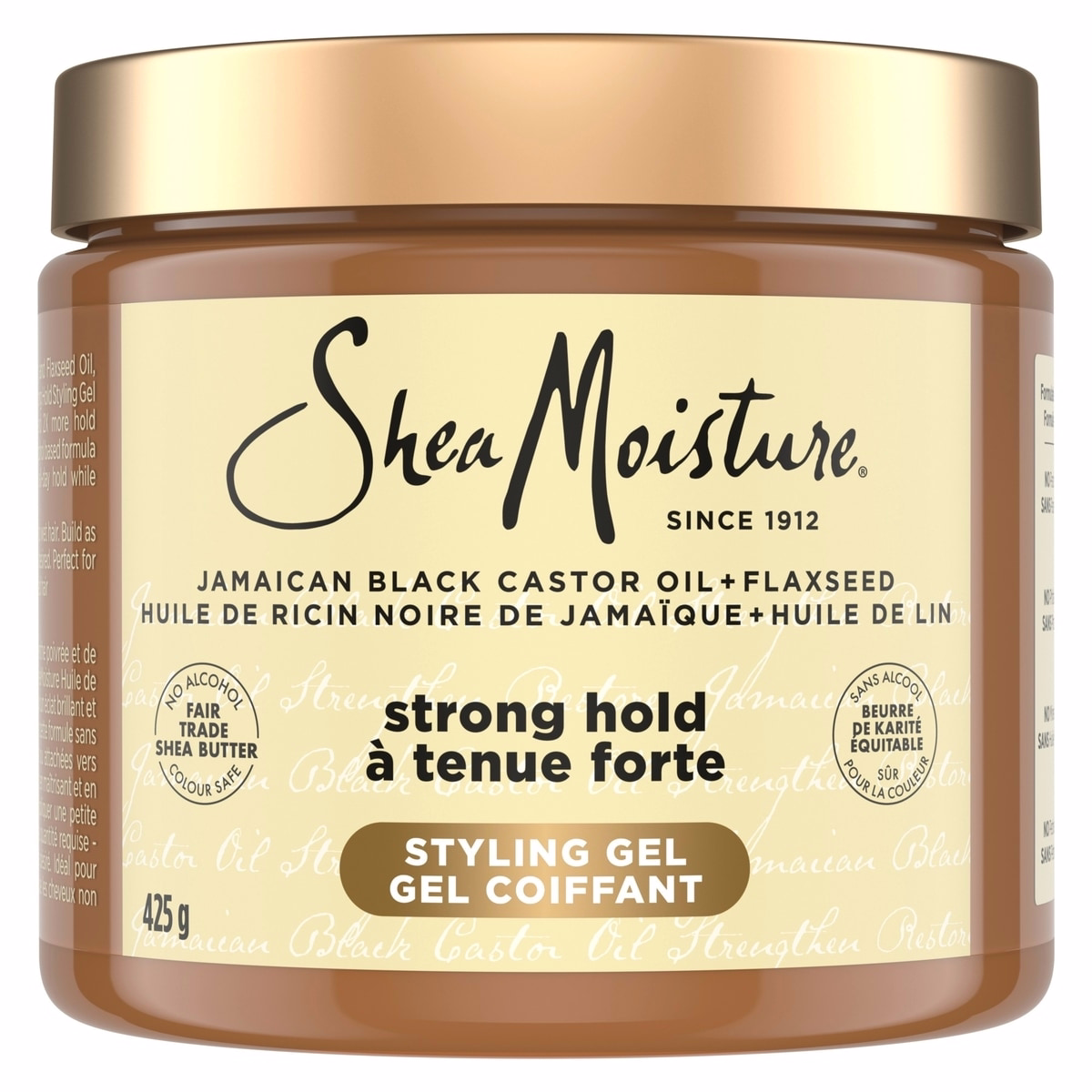 Jamaican Black Castor Oil Strong Hold Hair Styling Gel With Flaxseed