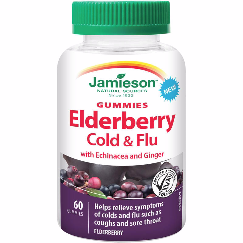 Jamieson Black Elderberry with Echinacea Gummy 60.0 Count