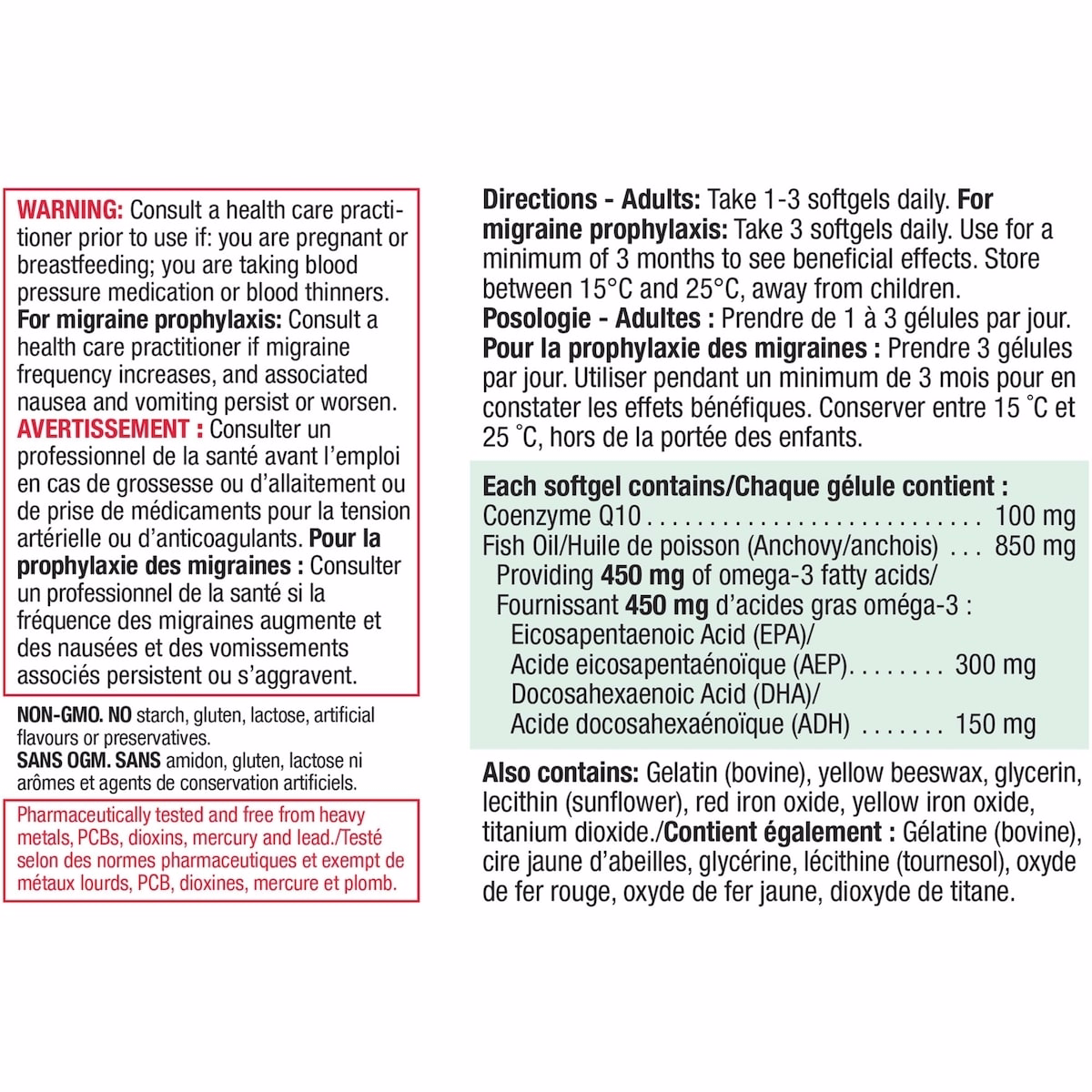 Jamieson CoQ10 100 mg with Omega-3 450 mg
