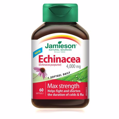 Jamieson Echinacea Max Potency 4,000 mg, 60 units