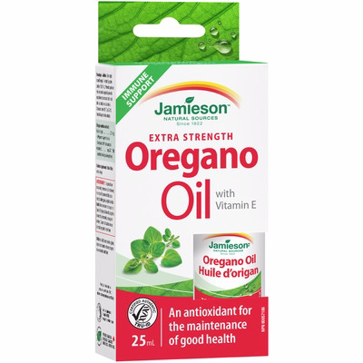 Jamieson Extra Strength Oregano Oil With Vitamin E Jamieson Extra Strength Oregano Oil With Vitamin E