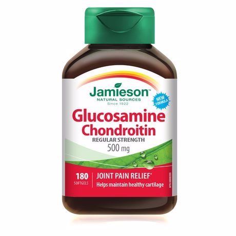 Jamieson Glucosamine Chondroitin, 500 Mg 180.0 Count