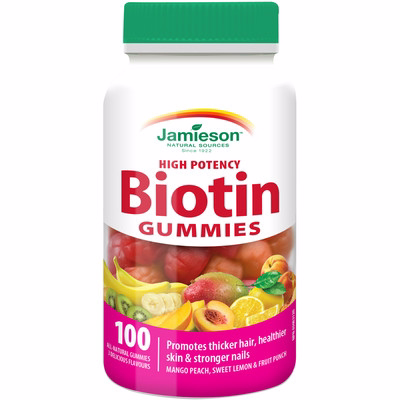 Jamieson High Potency Biotin Gummies