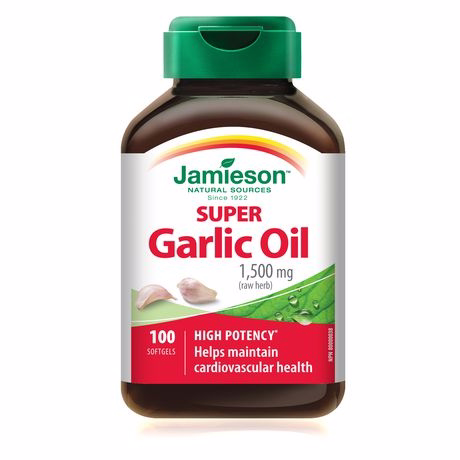 Jamieson Laboratories Jamieson Super Garlic Oil 1,500 Mg