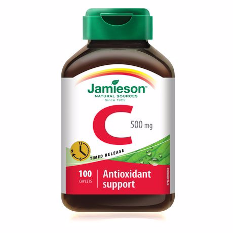 Jamieson Laboratories Jamieson Vitamin C Timed Release Caplets, 500 Mg