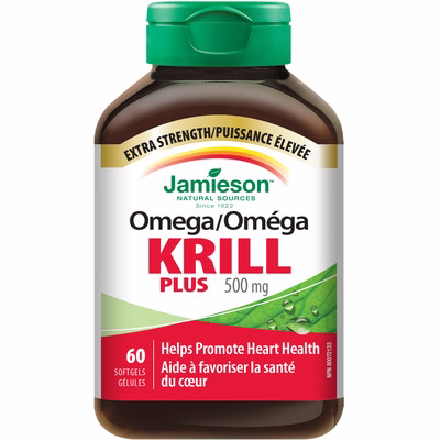 Jamieson Omega Krill Plus 500mg 60.0 Count Jamieson Omega Krill Plus 500mg 60.0 Count