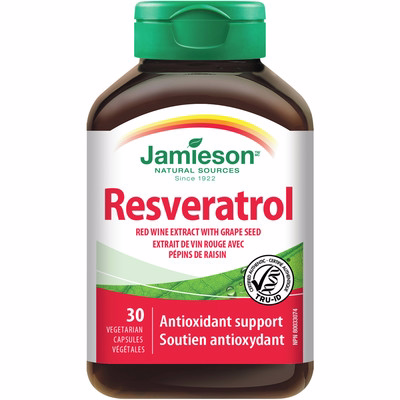 Jamieson Resveratrol Red Wine Extract With Grapeseed Jamieson Resveratrol Red Wine Extract With Grapeseed