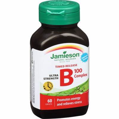 Jamieson Vitamin B 100 Complex Time Release Caplets