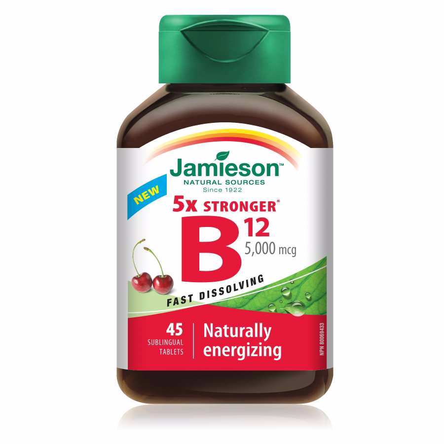 Jamieson Vitamin B12 5000mcg 100 Tab Jamieson Vitamin B12 5000mcg 100 Tab