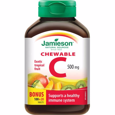 Jamieson Vitamin C Chewable - Tropical Jamieson Vitamin C Chewable - Tropical