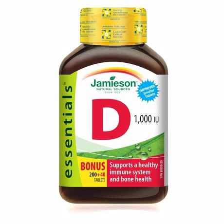 Jamieson Vitamin D 1,000 Iu Tablets 240.0 Count