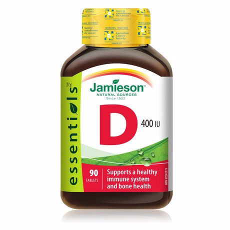 Jamieson Vitamin D 400 IU - 90 Tablets