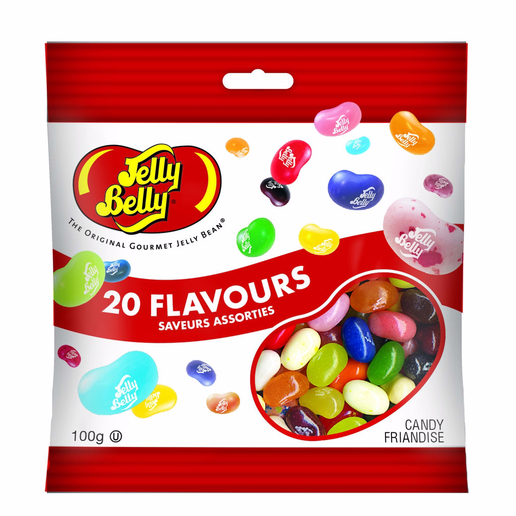 Jelly Belly 20 Assorted Flavours 100g