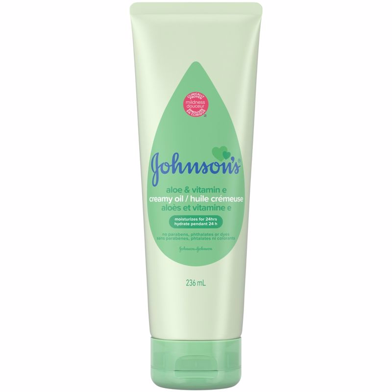 Johnson's Johnson's Baby Creamy Oil Lotion with Aloe Vera & Vitamin E 236mL 236.0 ML
