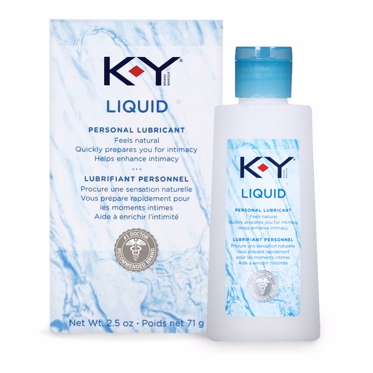 K-y Liquid Personal Water Based Lubricant - 2.5 Oz