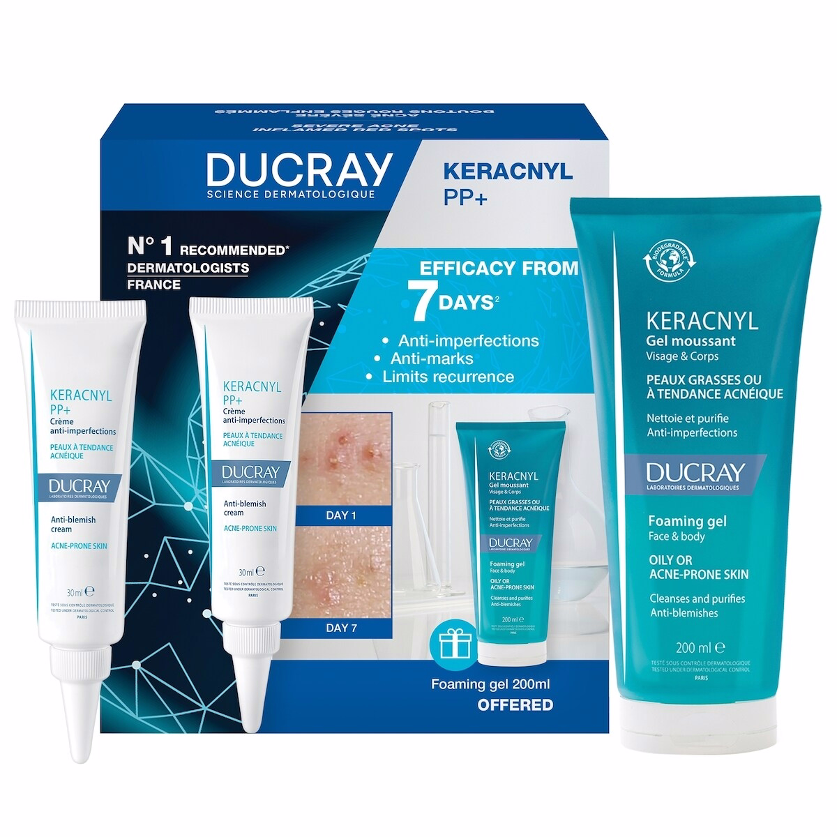 Keracnyl PP+ Inflamed red spots set