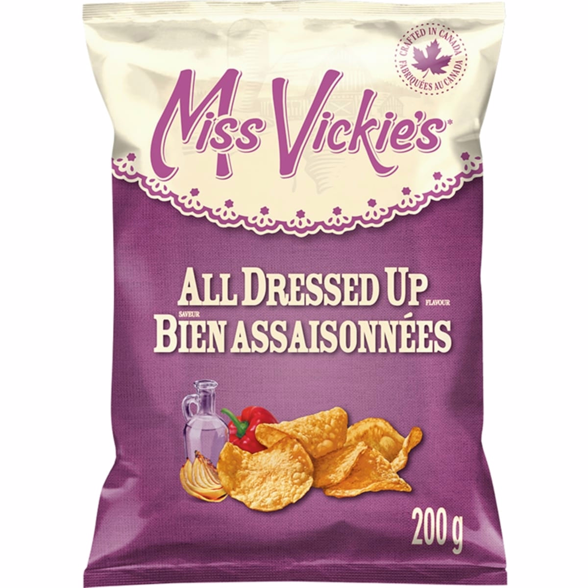 Kettle Cooked Potato Chips, All Dressed Up